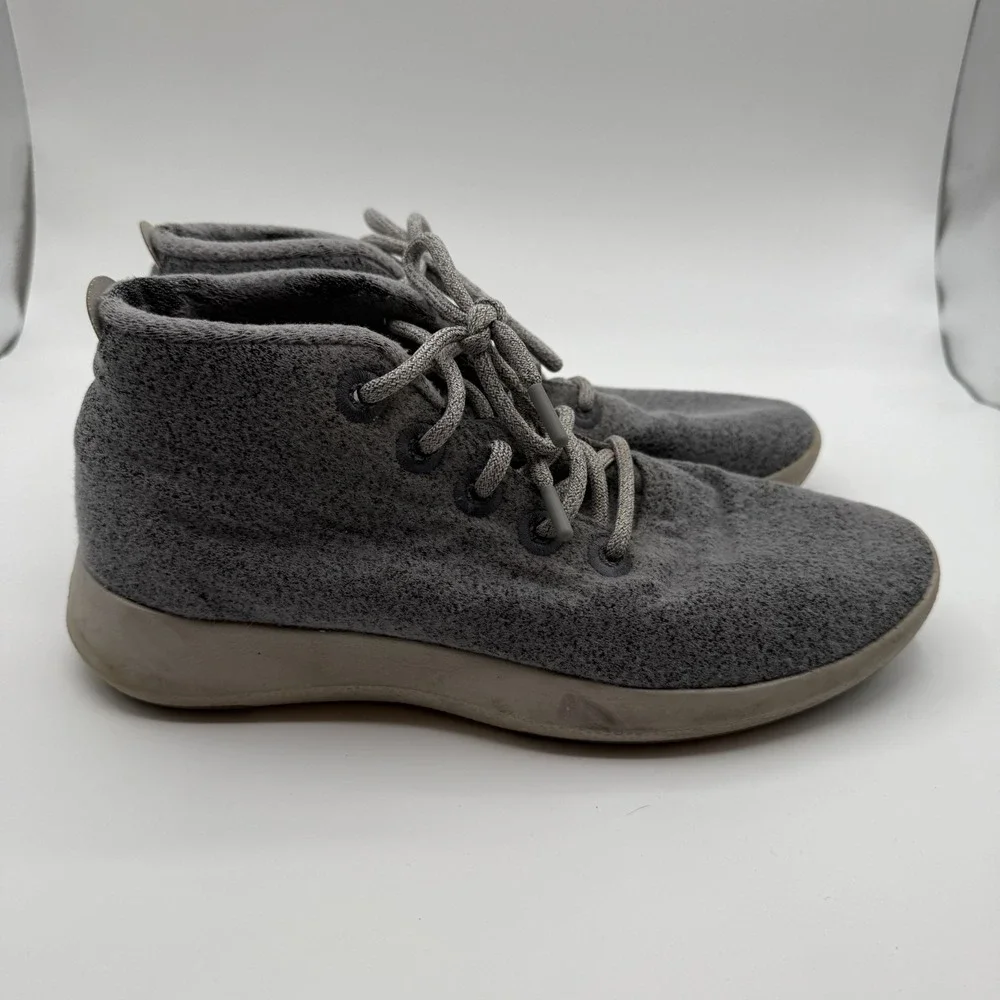 Allbirds Wool Runner Up Mizzles Shoes Sneakers Mens 11 Gray‎ High Top Merino
